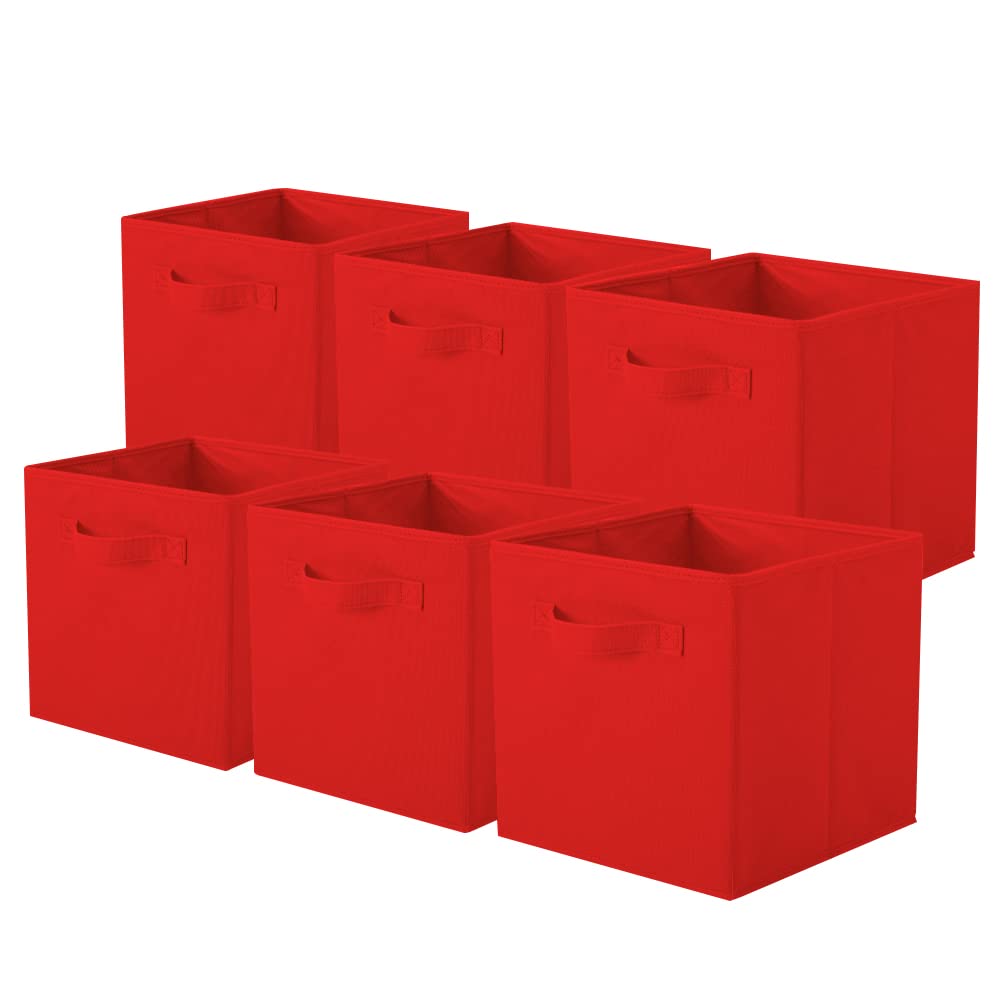 ShellKingdom Storage Bins, Foldable Fabric Storage Cubes And Cloth Storage