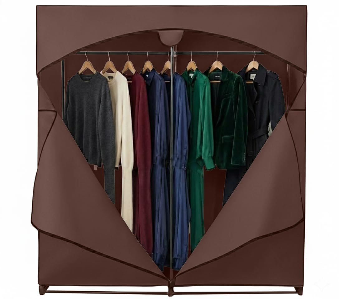 HOLDN’ STORAGE Portable Wardrobe Closet, 65 LBs Large Capacity