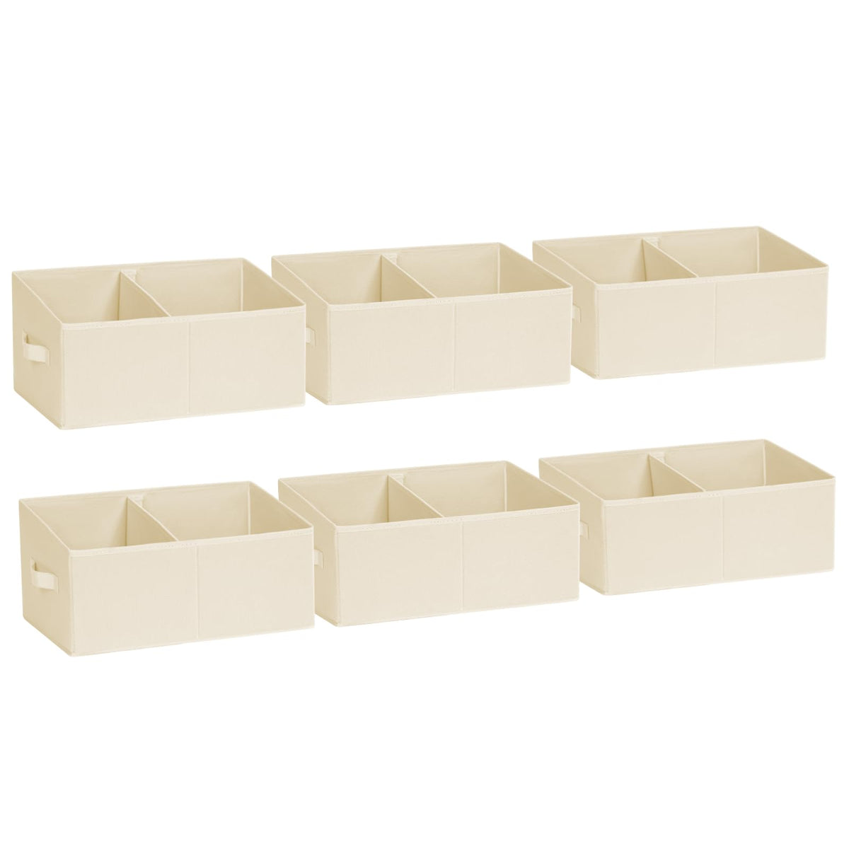 DIMJ Closet Storage Bins - Fabric Storage Baskets for Shelves, Collapsible Closet Organizers and Storage with Handles, Trapezoid Shelf Organization Storage Cubes for Purse, Toys, Books, Towel, Socks