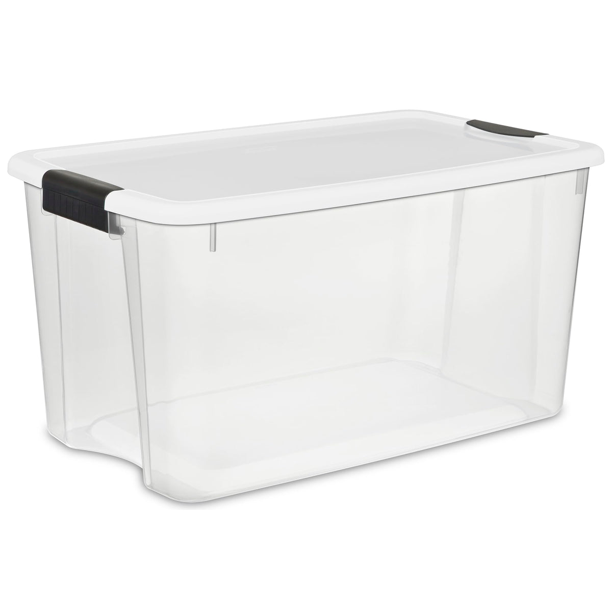 Sterilite Ultra Latch Box with Lids for Home and Office, 70 Quart, 4-Pack