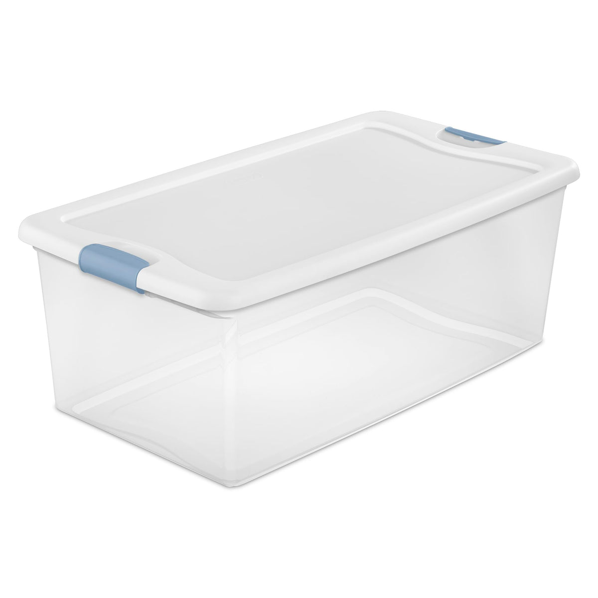 Sterilite Latching Box with Lids for Home and Office, 6 Quart, 12-Pack