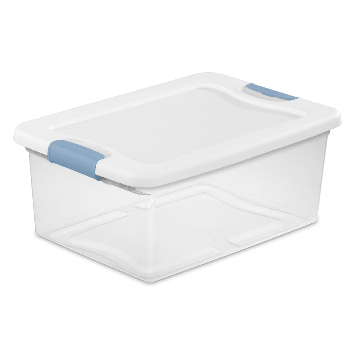 Sterilite Latching Box with Lids for Home and Office, 6 Quart, 12-Pack