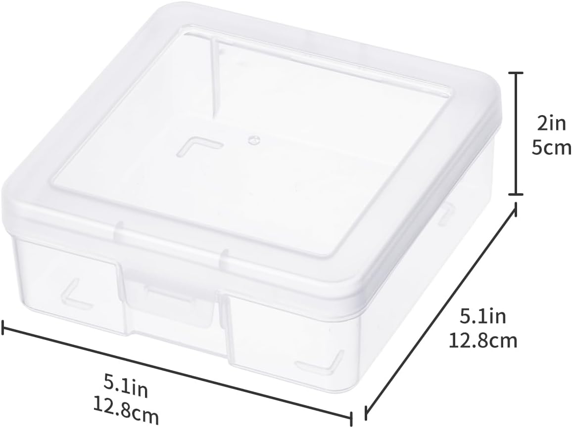 novelinks Plastic Small Storage Containers with Lids for Organizing