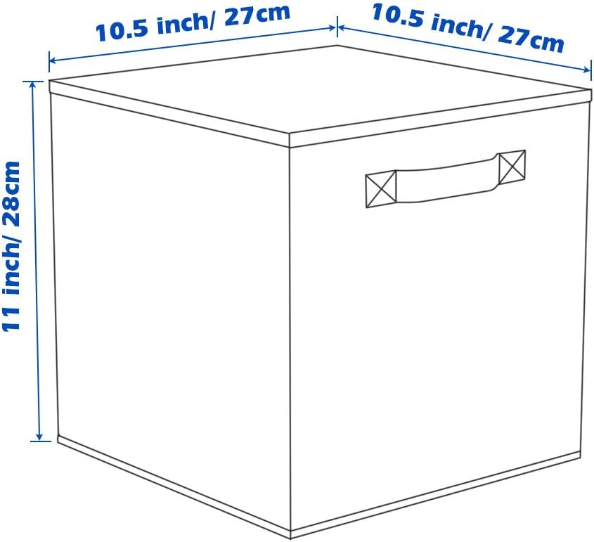 ShellKingdom Storage Bins, Foldable Fabric Storage Cubes And Cloth Storage