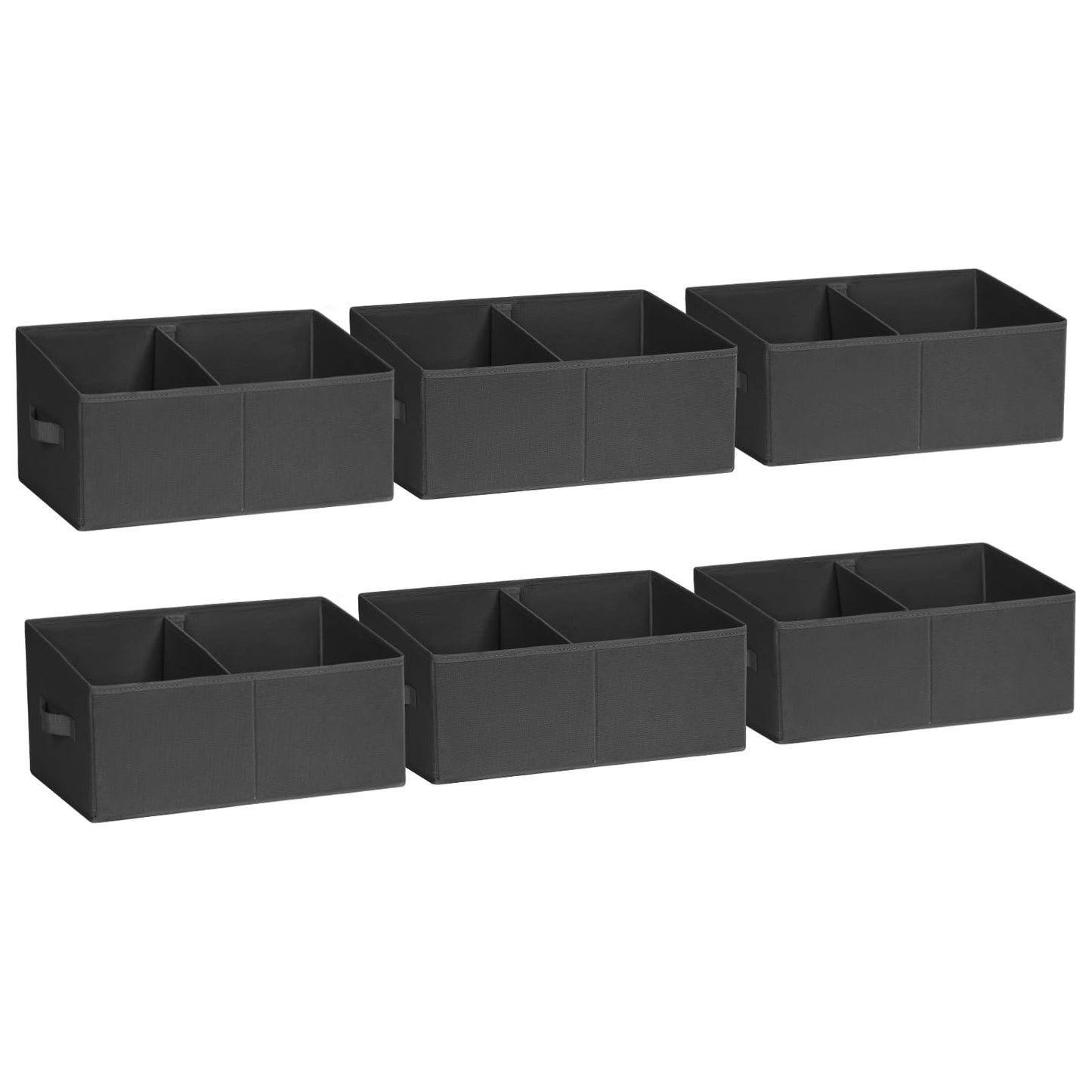 DIMJ Closet Storage Bins - Fabric Storage Baskets for Shelves, Collapsible Closet Organizers and Storage with Handles, Trapezoid Shelf Organization Storage Cubes for Purse, Toys, Books, Towel, Socks