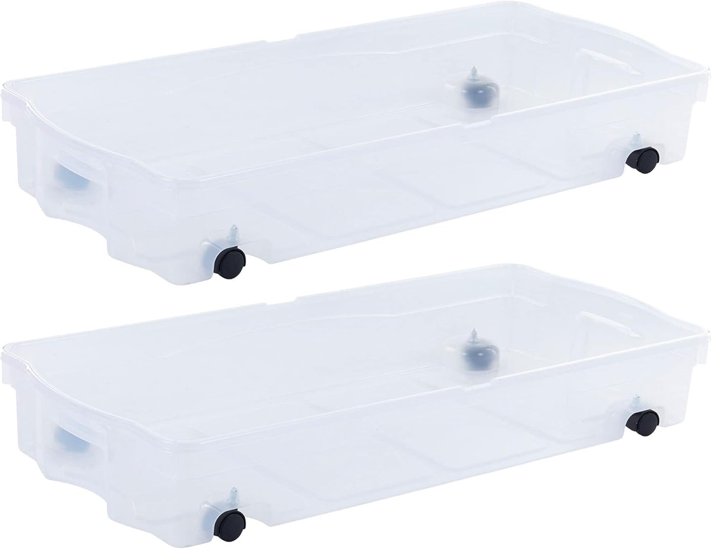 Rubbermaid Cleverstore 17 Quart Clear Latching Waterproof Stackable Airtight Storage Containers with Durable Latching Lids (6 Pack)