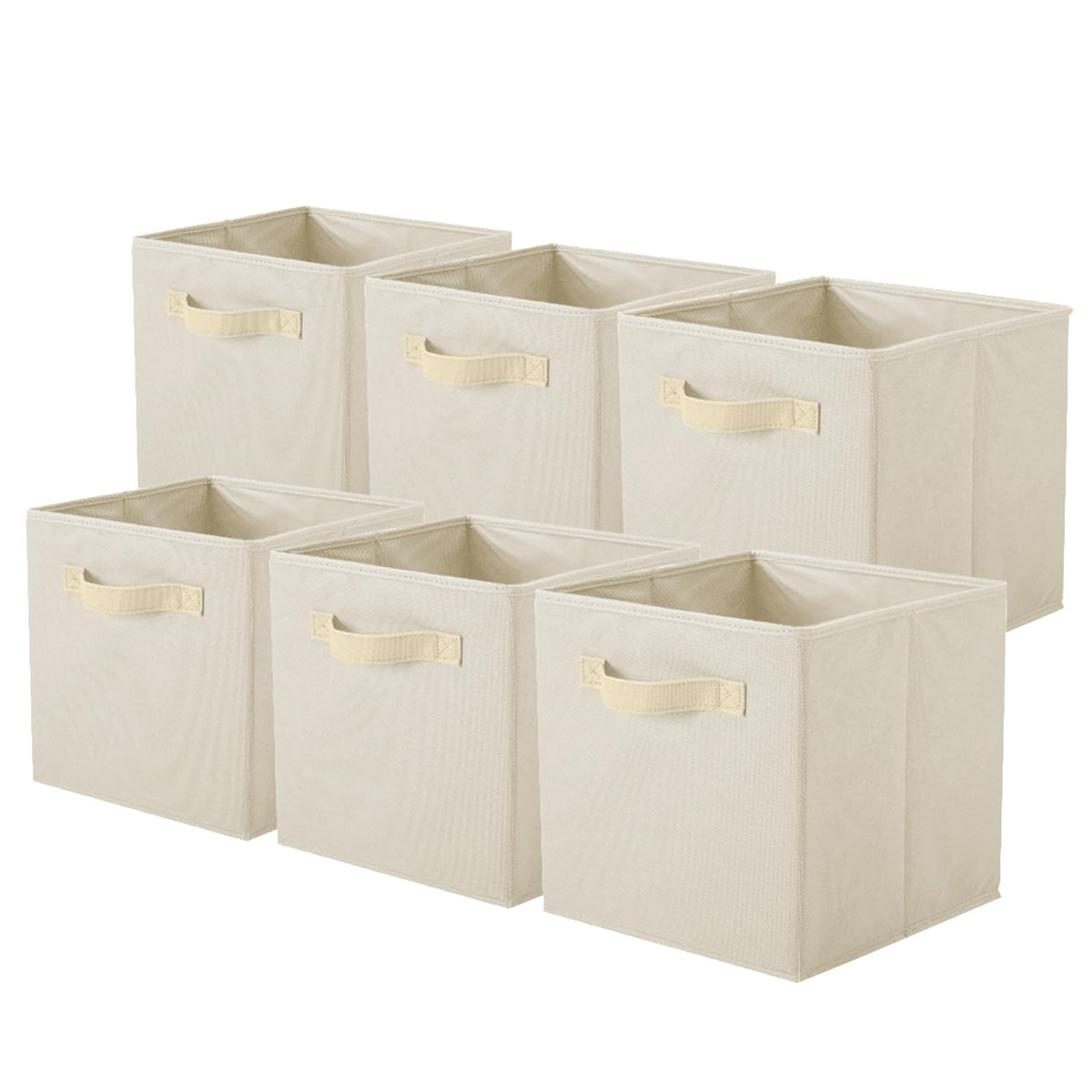 ShellKingdom Storage Bins, Foldable Fabric Storage Cubes And Cloth Storage
