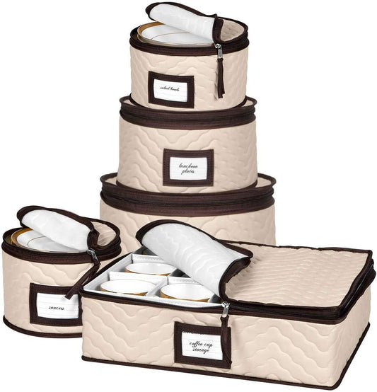 China Storage Containers 5-Piece Set Moving Boxes, Quilted Microfiber