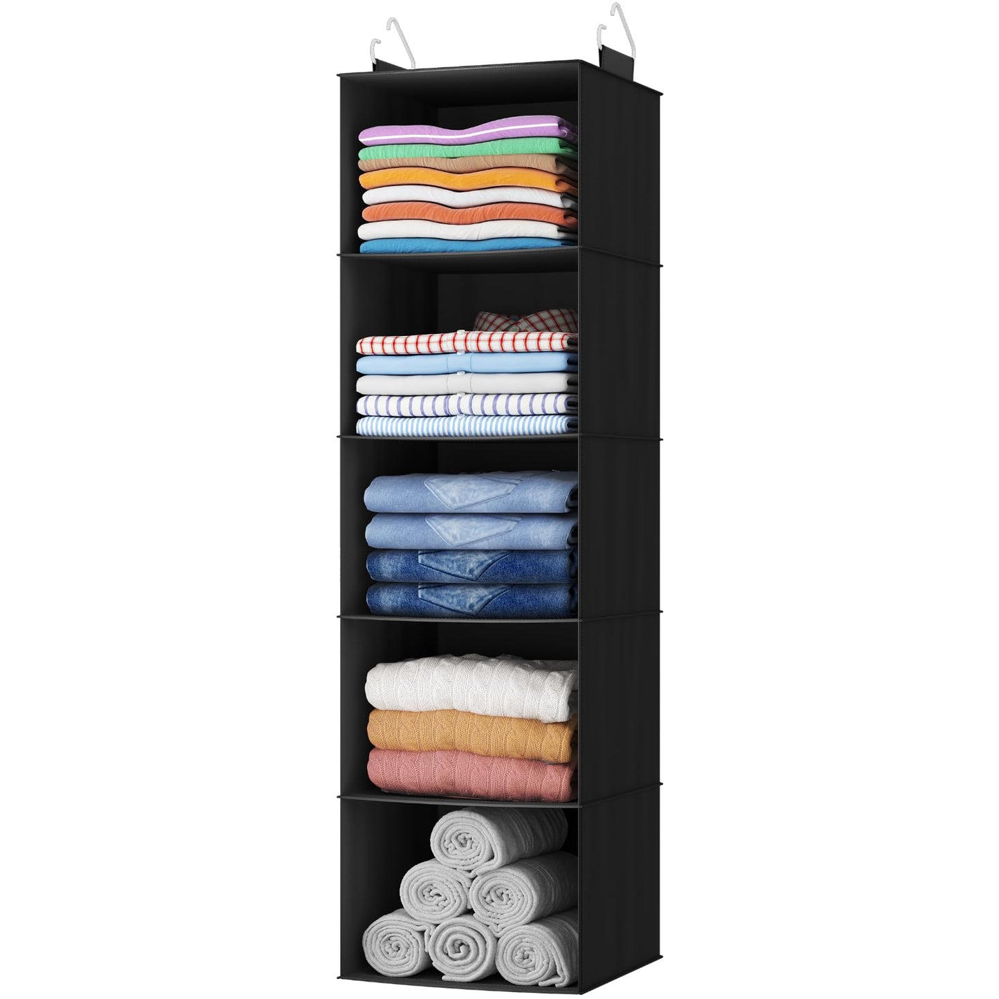 Lifewit Hanging Closet Organizer and Storage for Clothes 5 Tier