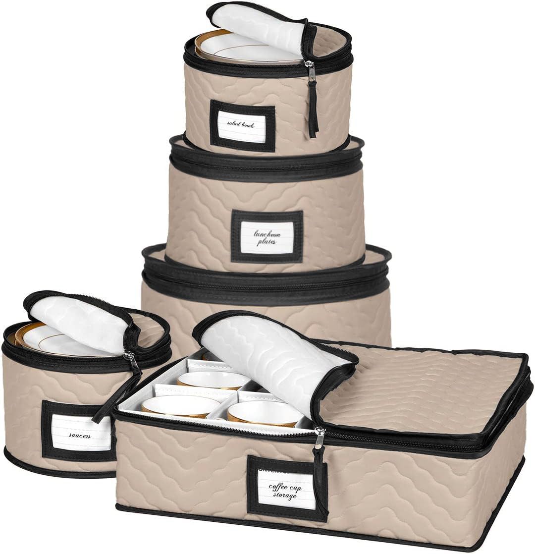 China Storage Containers 5-Piece Set Moving Boxes, Quilted Microfiber