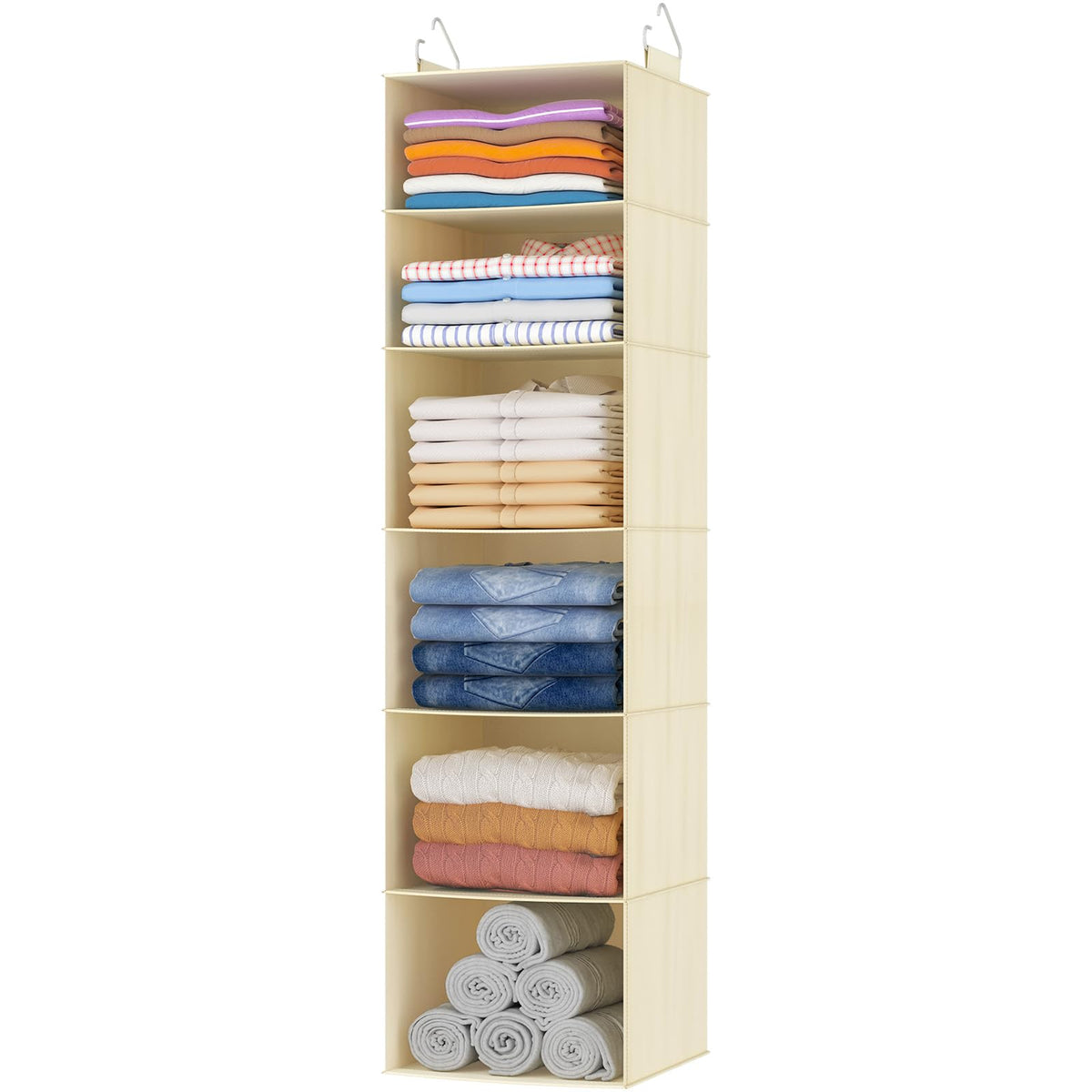 Lifewit Hanging Closet Organizer and Storage for Clothes 5 Tier