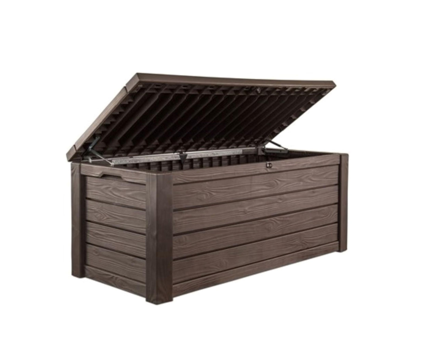 Keter Westwood 150 Gal Outdoor Storage Box for Patio and Pool Accessories