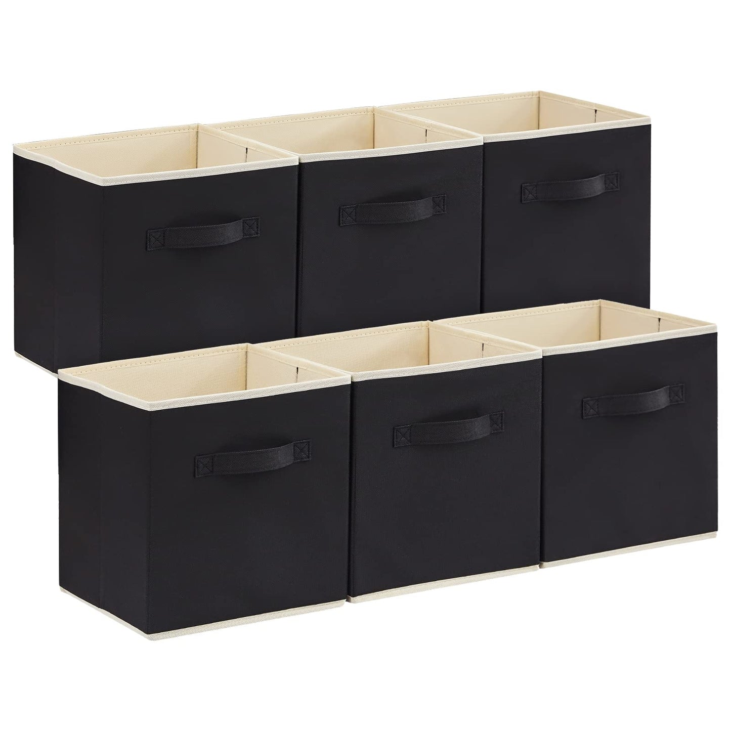Lifewit Storage Cubes, 11 Inch Organizer Bins, 18L Gray, 12 Packs