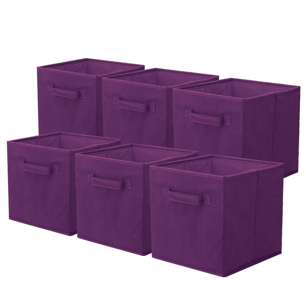 ShellKingdom Storage Bins, Foldable Fabric Storage Cubes And Cloth Storage