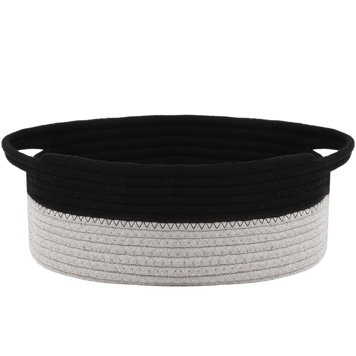 JMvicyroam Small Woven Basket, Empty Gift Basket, White/1 Pack