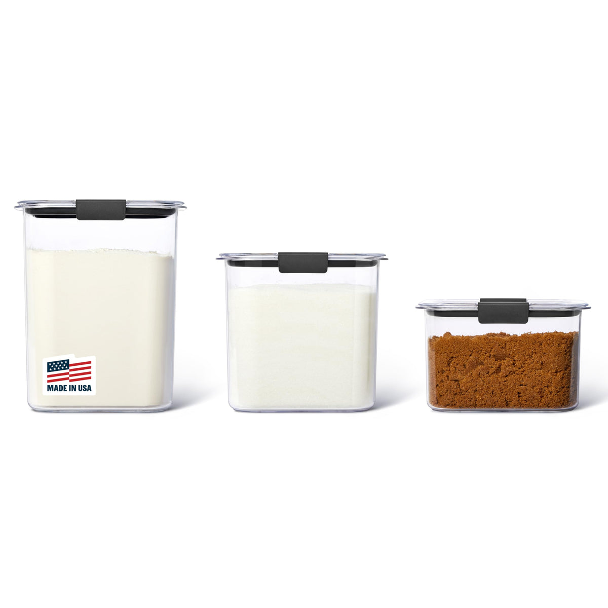 Rubbermaid Brilliance Pantry Airtight Food Storage Container, BPA-Free 7.8 Cup, Ideal for Brown Sugar - Efficient, Leak-Proof and Dishwasher-safe
