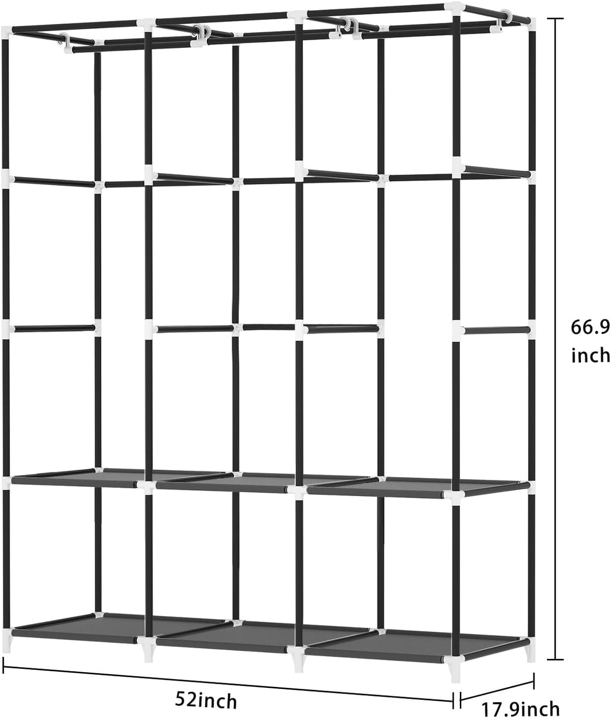 LOKEME Portable Closet,Portable Closets for Hanging Clothes