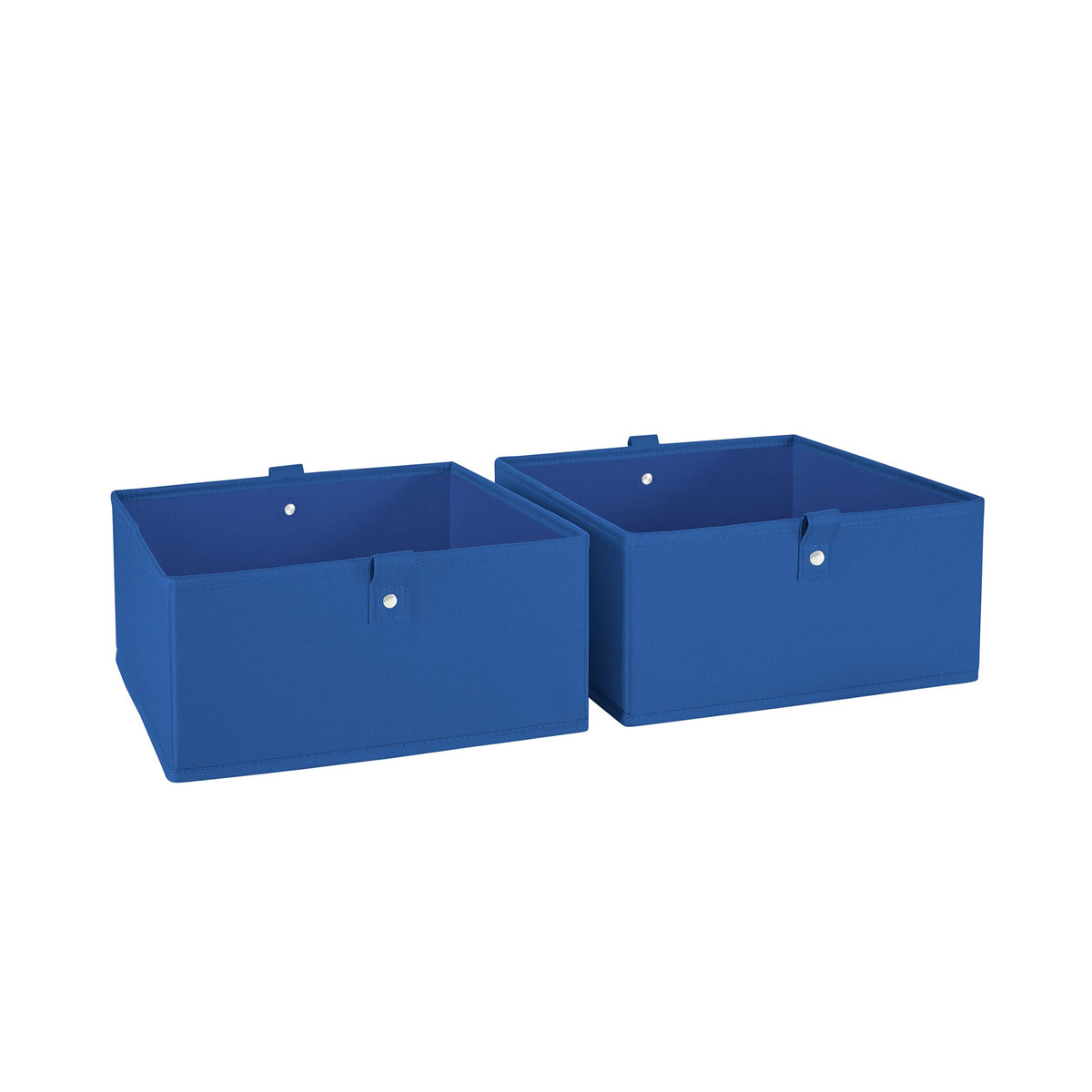 RiverRidge Folding Storage Bins - 2-pack of 5in Tall Olive Cubes