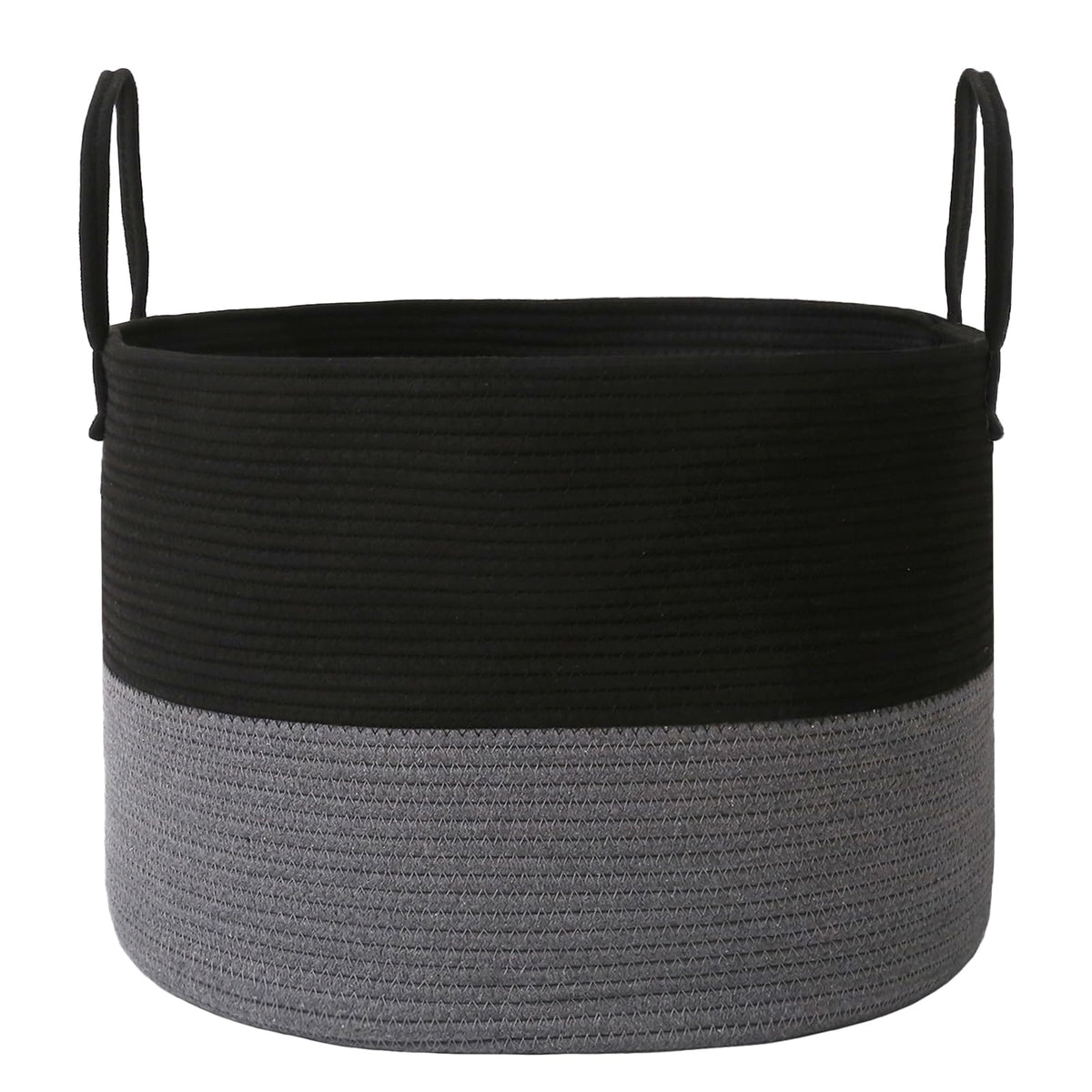 JMvicyroam 65L Extra Large Machine Washable Cotton Rope Blanket Basket