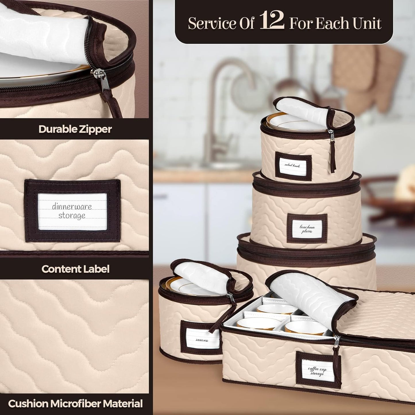 China Storage Containers 5-Piece Set Moving Boxes, Quilted Microfiber