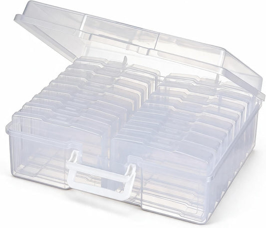 novelinks Photo Storage Box and 16 Inner 4" x 6" Photo Storage Containers
