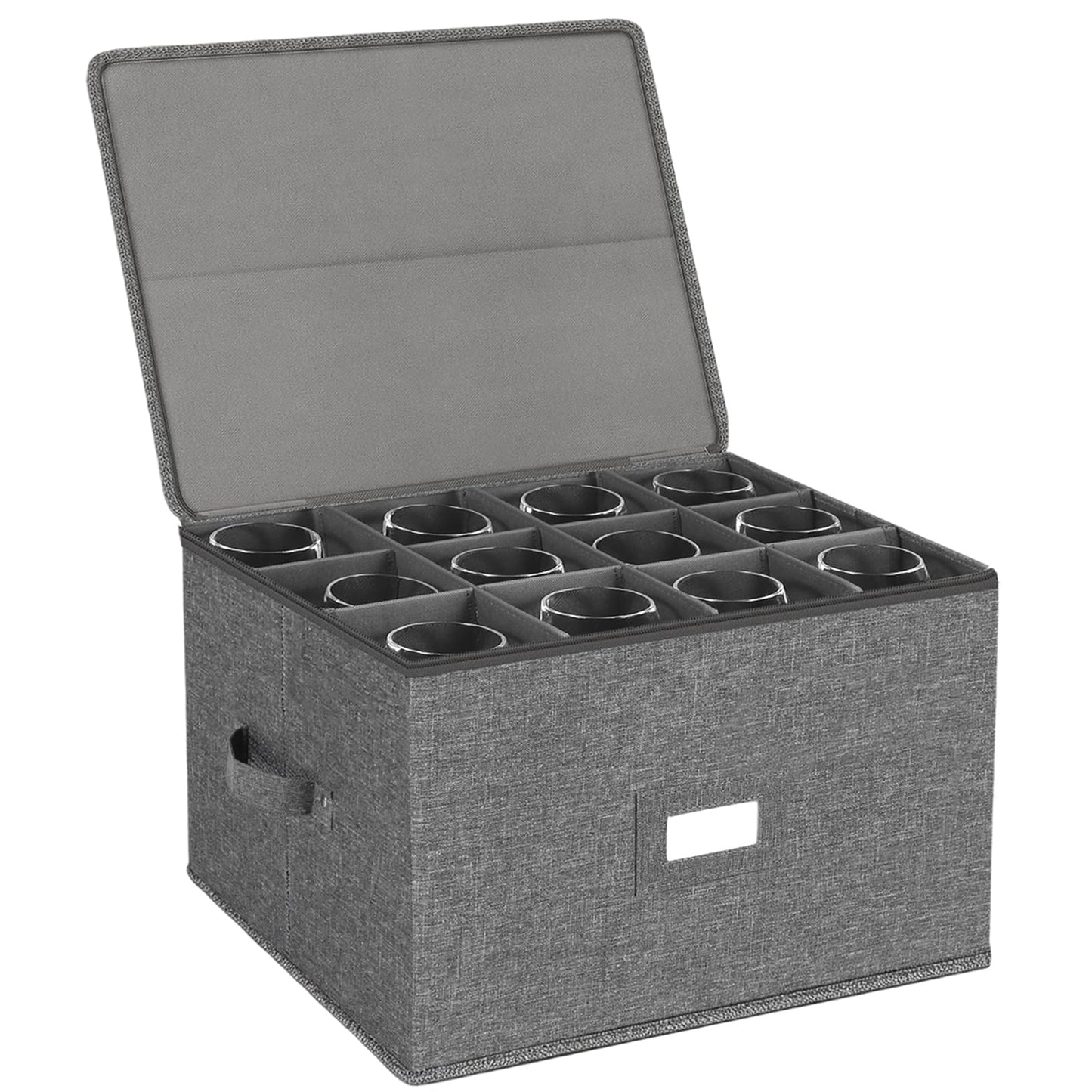 Stemware Storage Cases, Wine Glass Storage Box Containers for Crystal