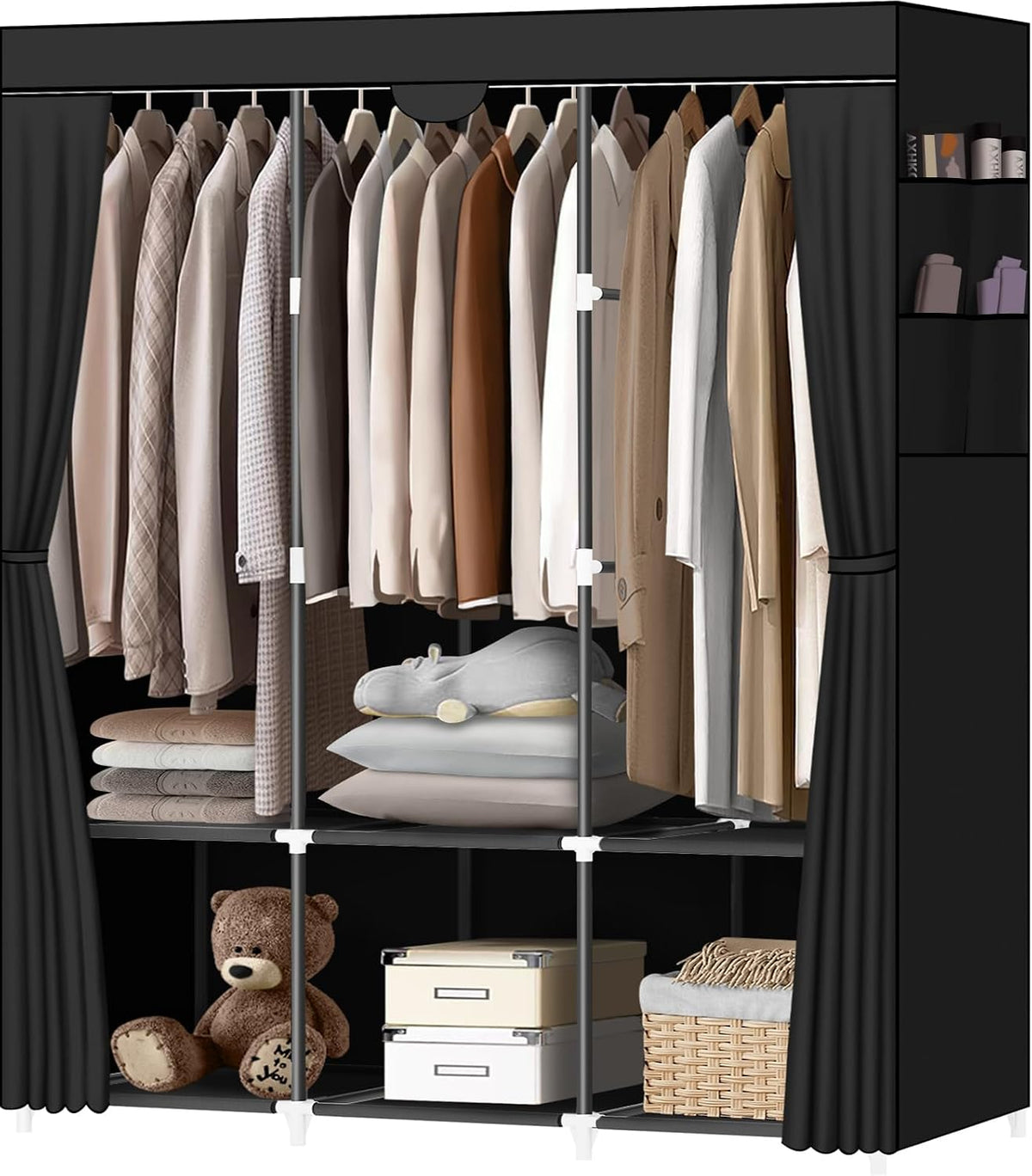 LOKEME Portable Closet,Portable Closets for Hanging Clothes