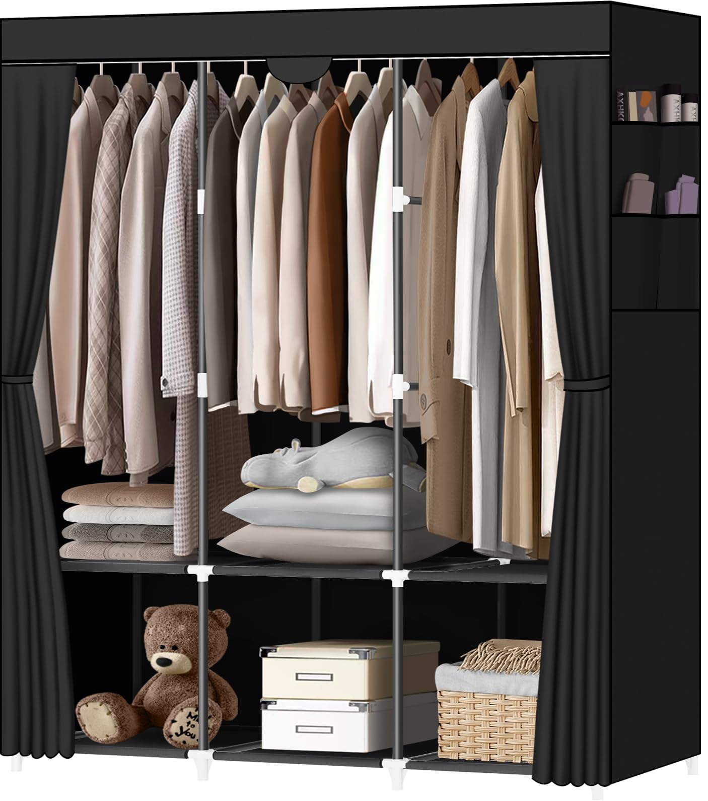 LOKEME Portable Closet,Portable Closets for Hanging Clothes