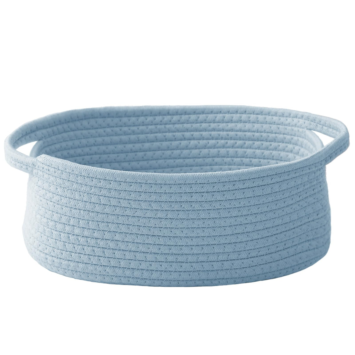 JMvicyroam Small Woven Basket, Empty Gift Basket, White/1 Pack