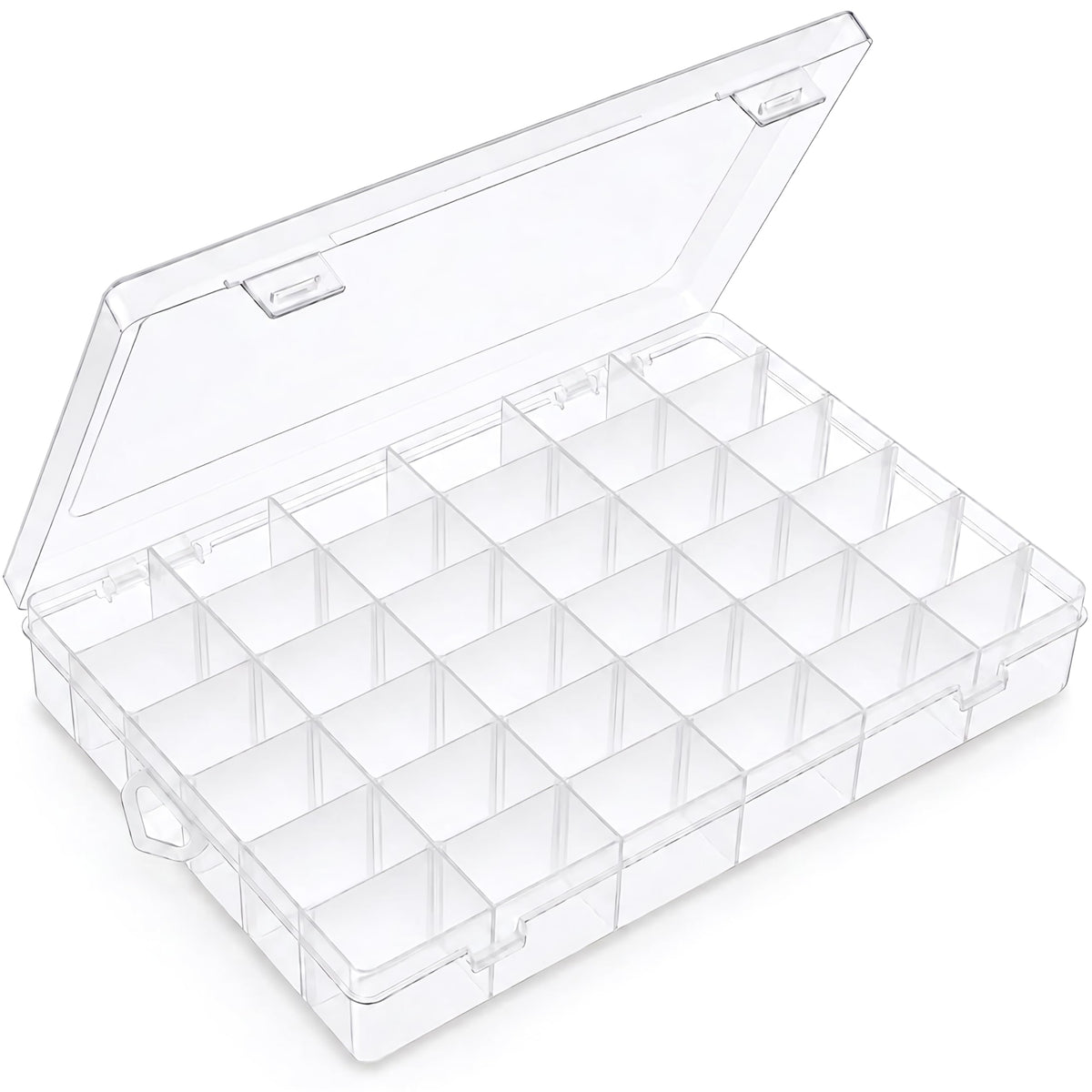 Bead Organizer Storage 2 Pack 36 Grid Jewelry Tackle Craft Box Adjustable