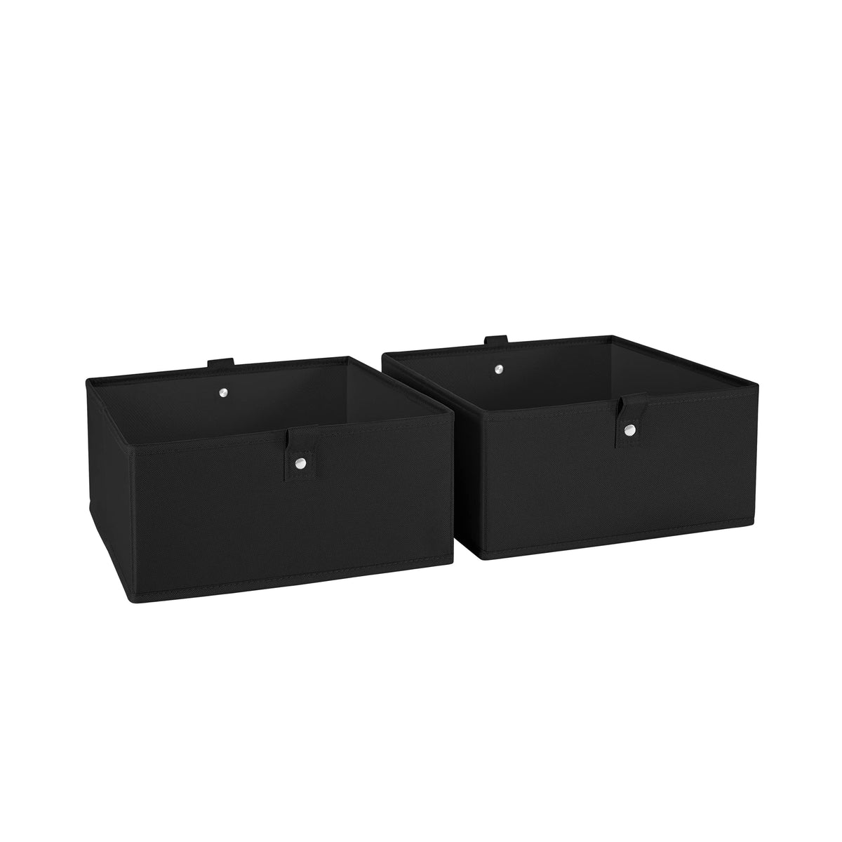 RiverRidge Folding Storage Bins - 2-pack of 5in Tall Olive Cubes