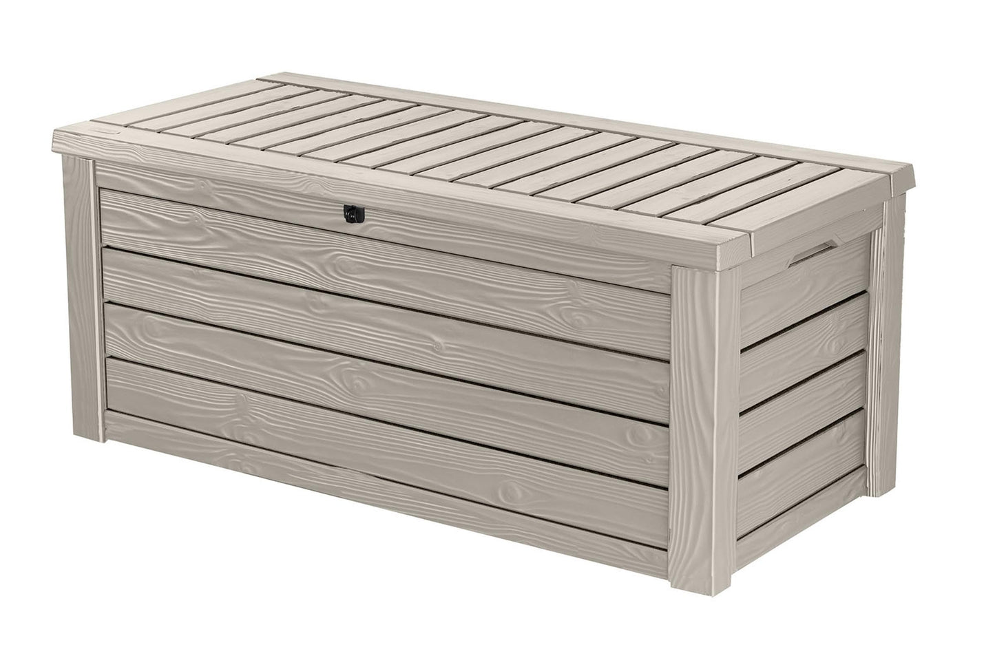Keter Westwood 150 Gal Outdoor Storage Box for Patio and Pool Accessories