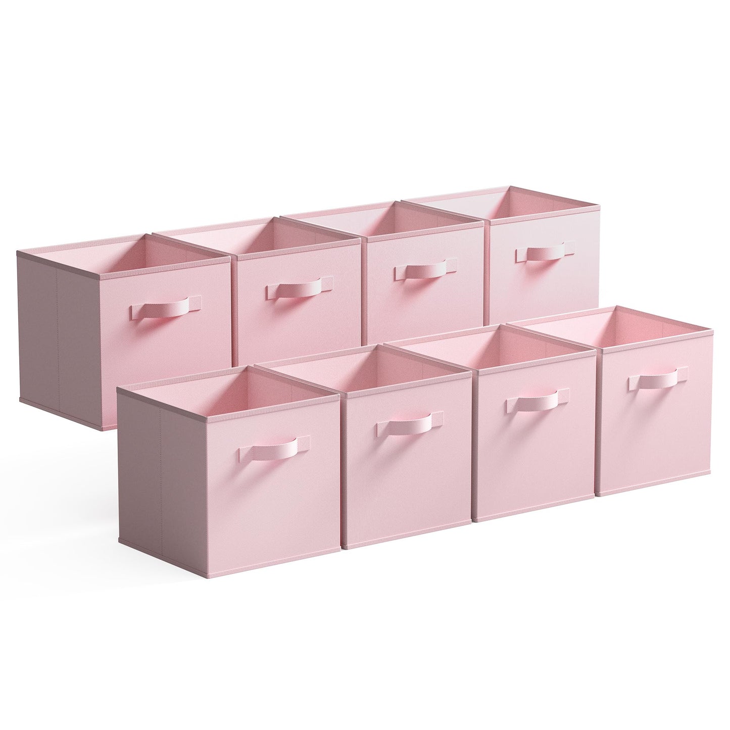 GRANNY SAYS 11 Inch Cube Storage Bins, 6-Pack Storage Cube Organizer, Pink