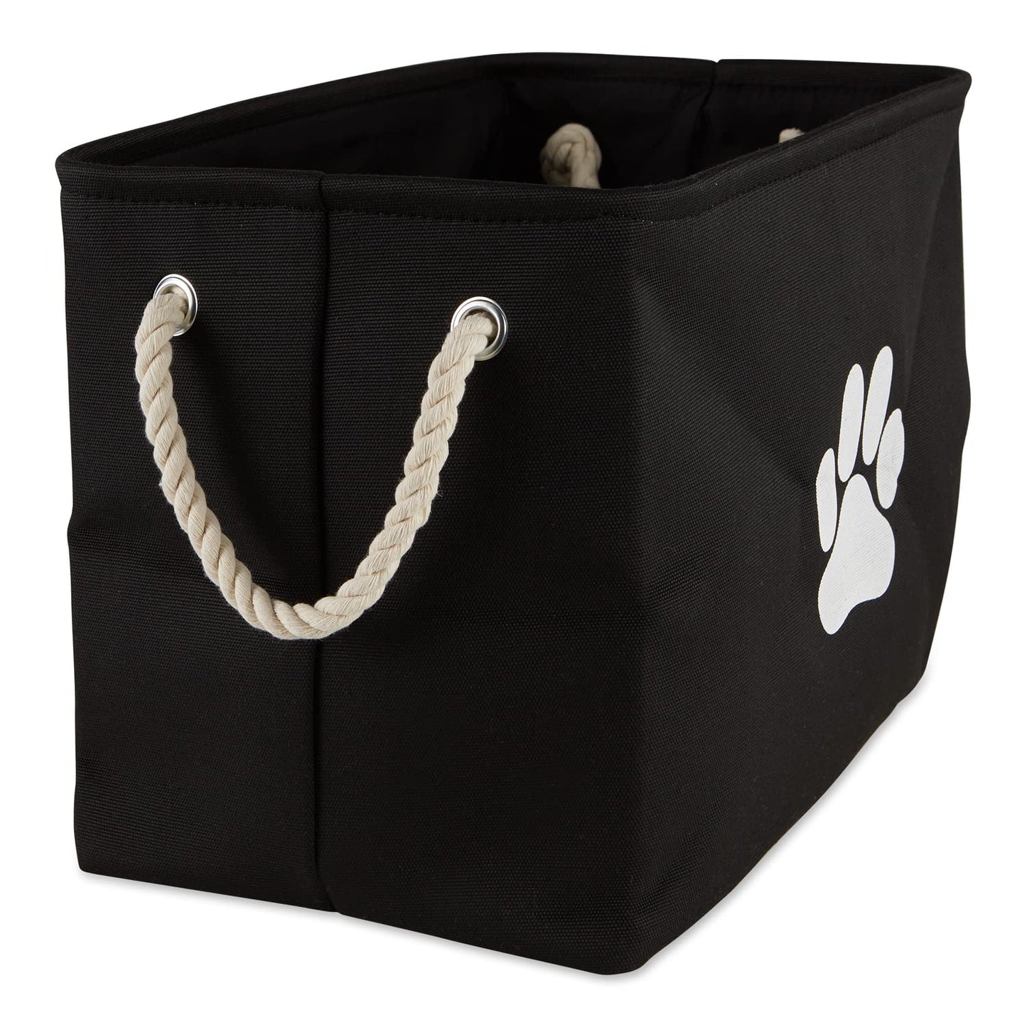 Bone Dry Pet Storage Collection Collapsible Bin, Small Rectangle, Gray