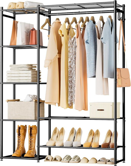 Closet Wardrobe, Closet Organizers and Storage System, Metal Clothes Rack