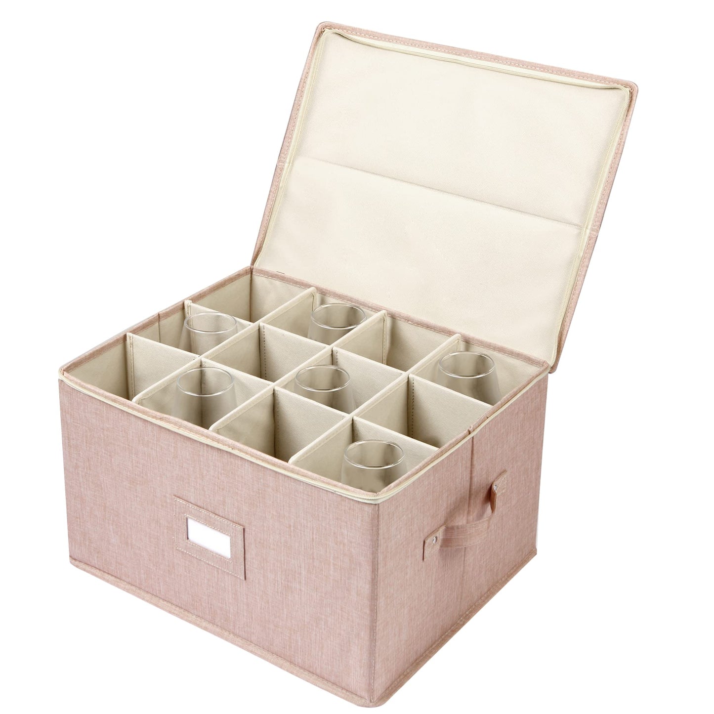 Stemware Storage Cases, Wine Glass Storage Box Containers for Crystal