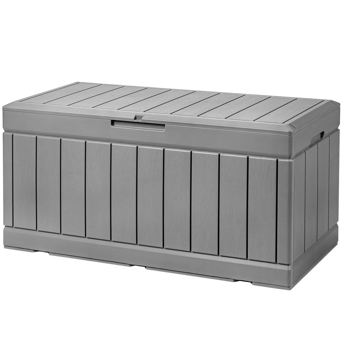Devoko 100 Gallon Waterproof Resin Deck Box, Large Outdoor Storage Box