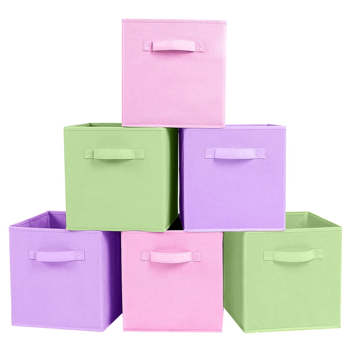 ShellKingdom Storage Bins, Foldable Fabric Storage Cubes And Cloth Storage