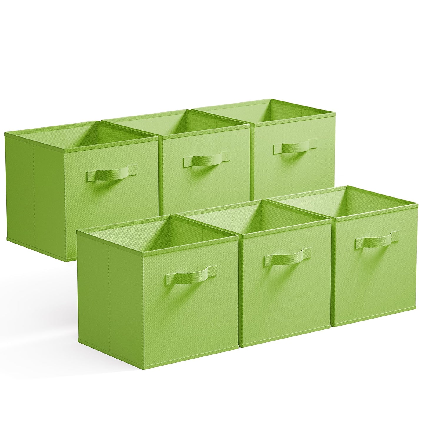 GRANNY SAYS 11 Inch Cube Storage Bins, 6-Pack Storage Cube Organizer, Pink