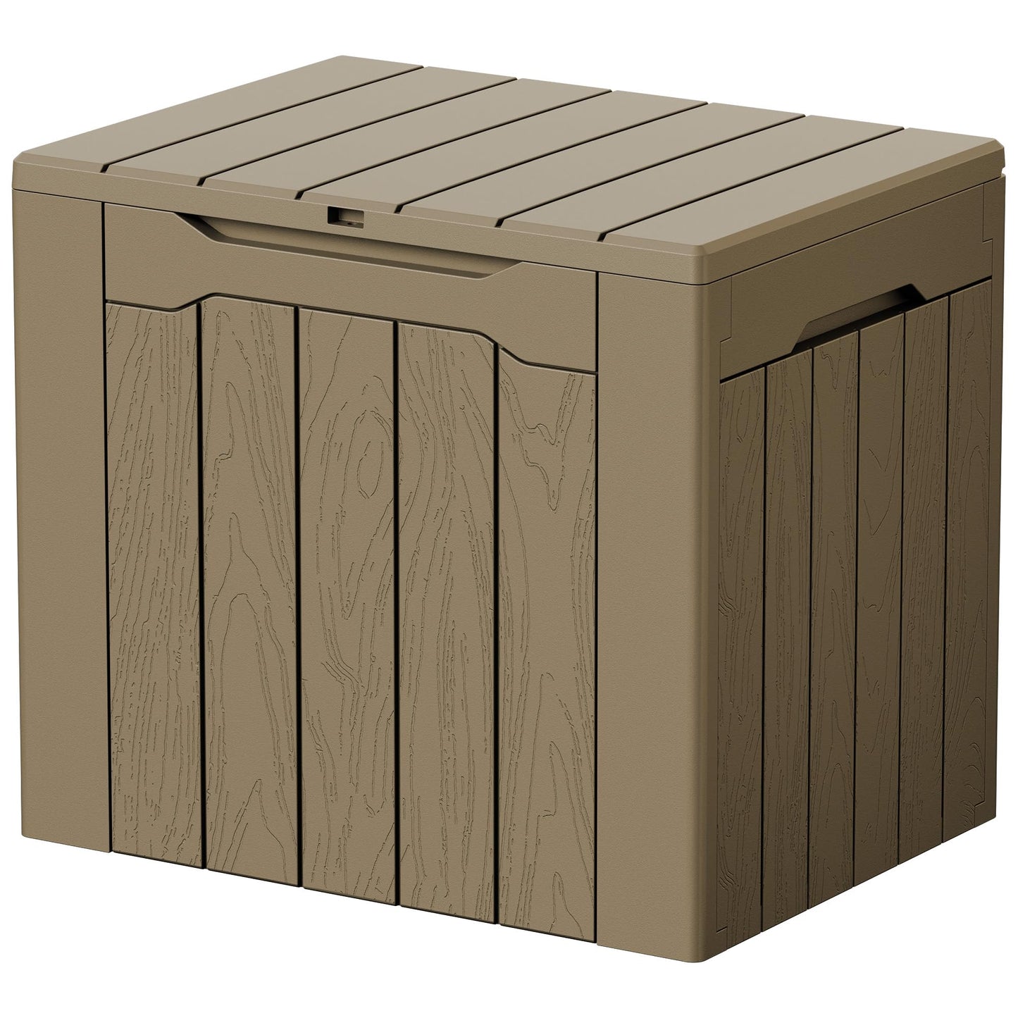Devoko 100 Gallon Waterproof Resin Deck Box, Large Outdoor Storage Box