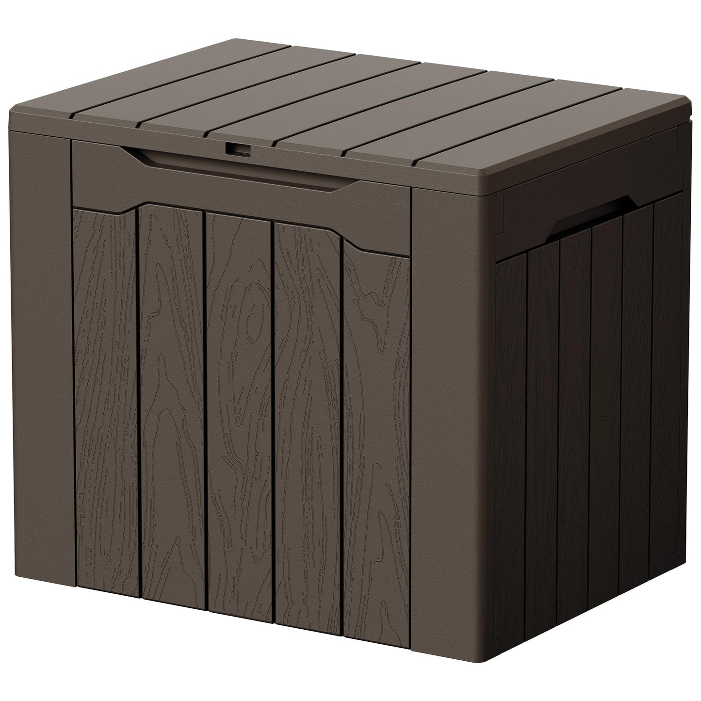 Devoko 100 Gallon Waterproof Resin Deck Box, Large Outdoor Storage Box