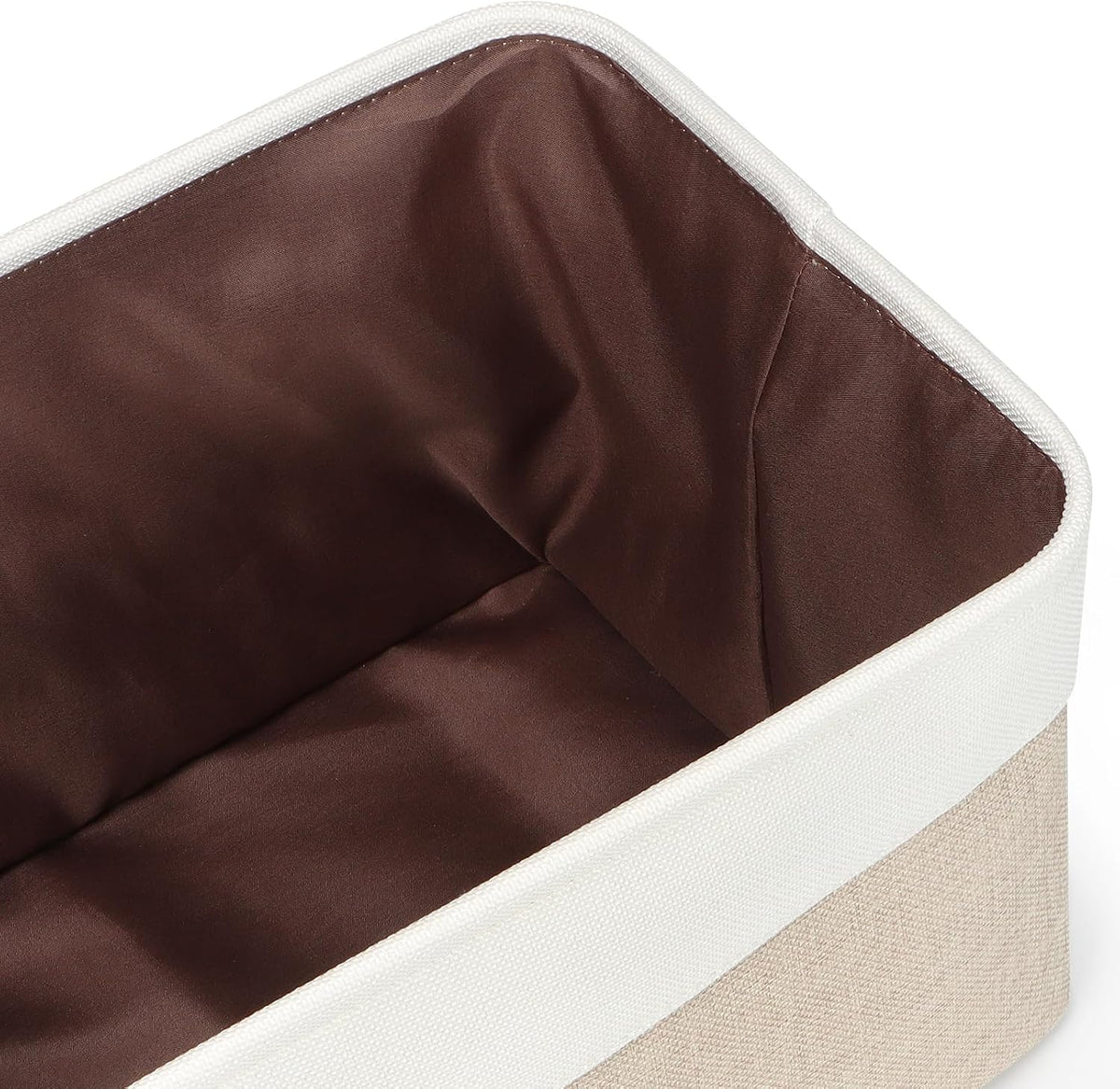 Fabric Storage Bins for Shelves, Rectangle Storage Basket, 3 Pack