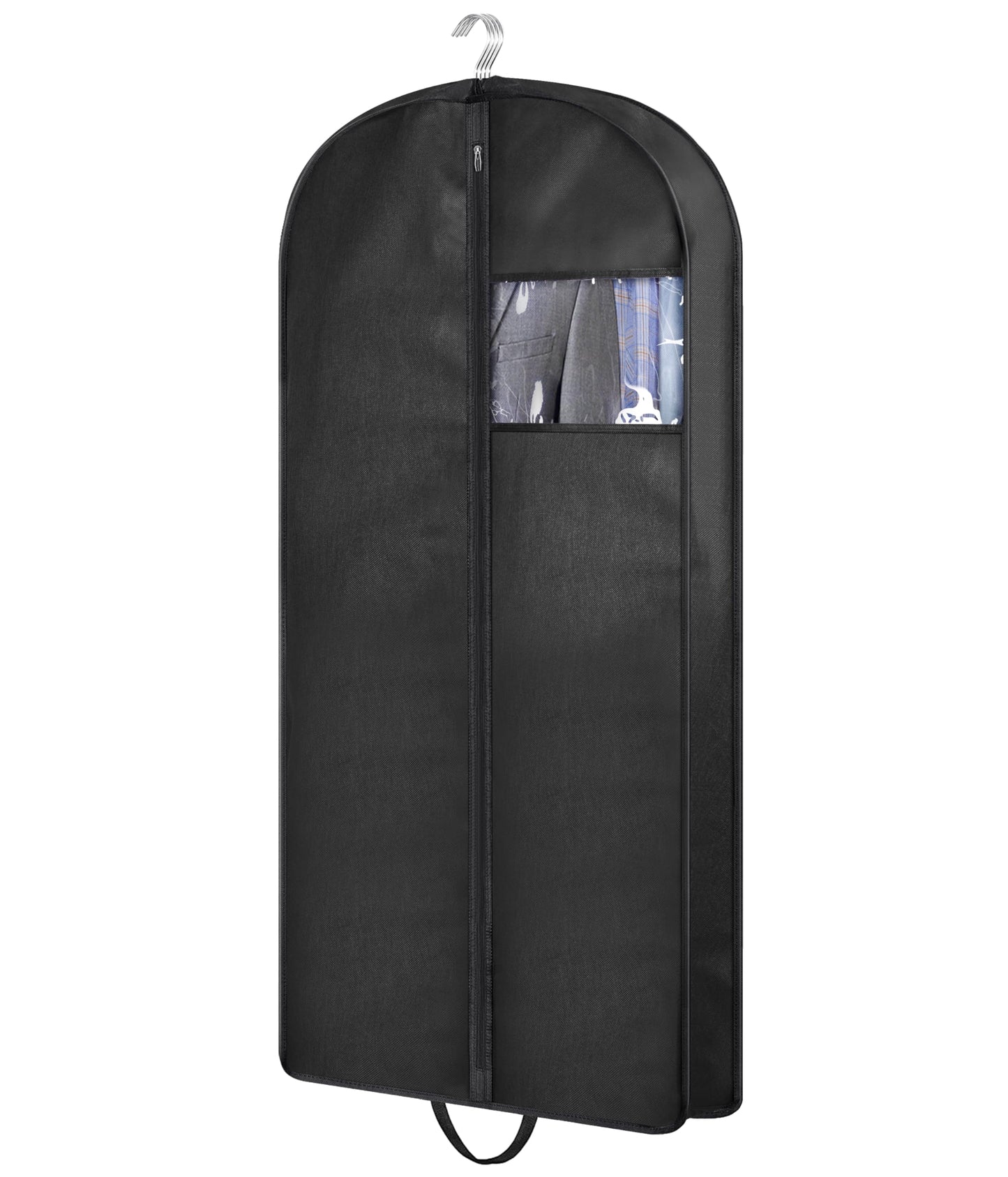 KIMBORA 43" Suit Bags for Closet Storage and Travel, Gusseted Hanging Garment Bags for Men Suit Cover With Handles for Clothes, Coats, Jackets, Shirts（3 Packs）