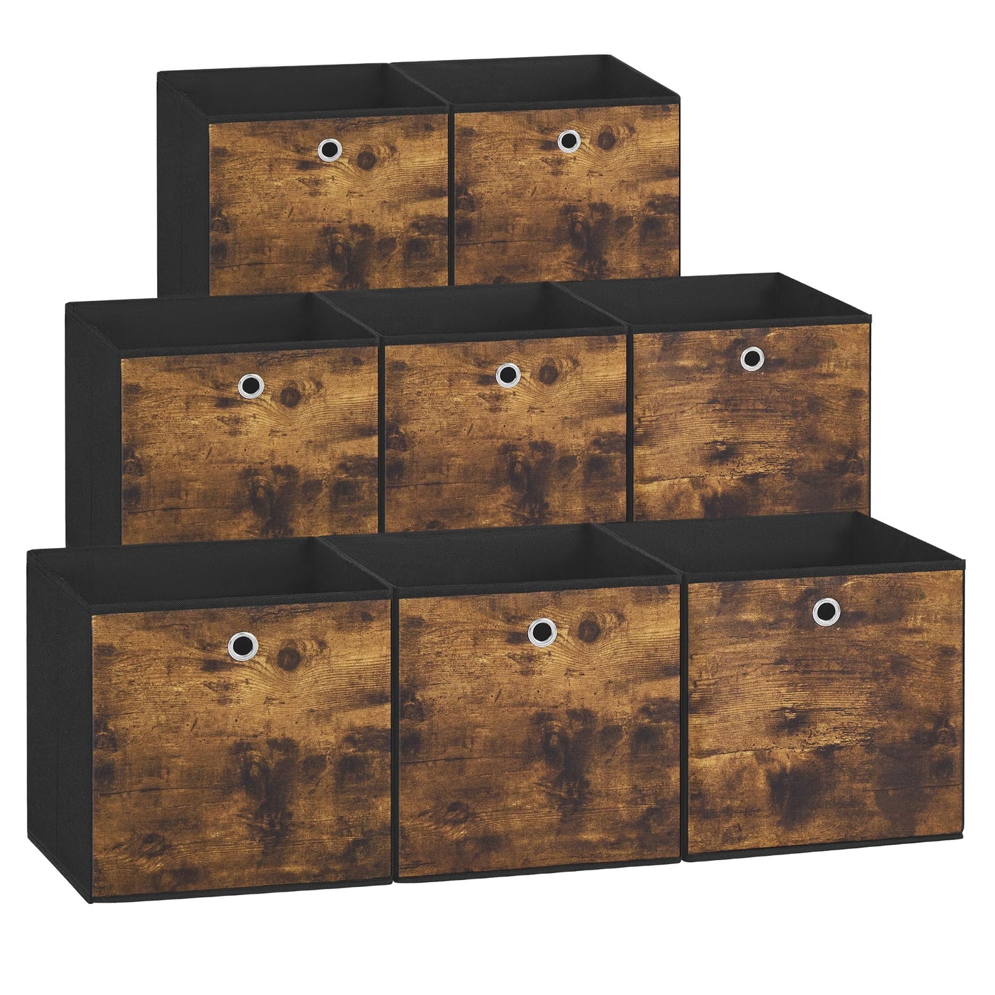 SONGMICS Storage Cubes, Set of 6, 11-Inch Foldable Closet Organizers