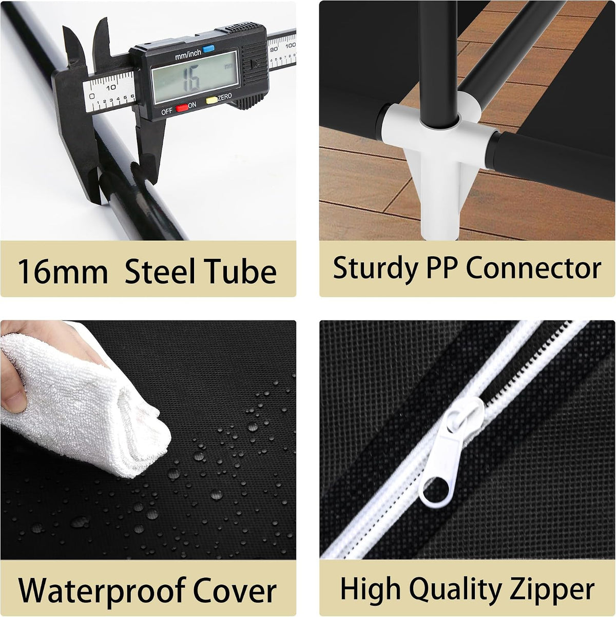 LOKEME Portable Closet,Portable Closets for Hanging Clothes