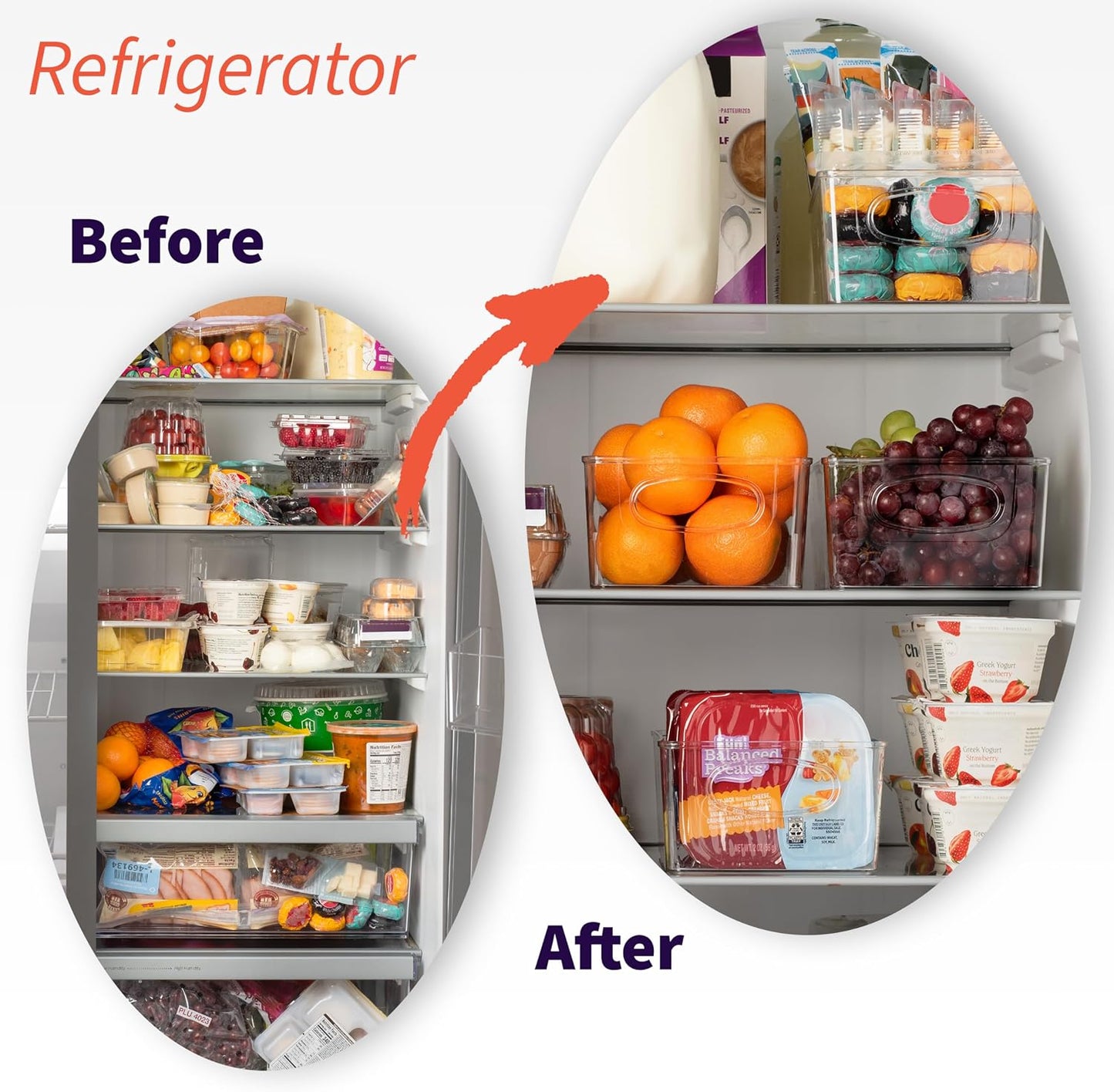 ClearSpace Pantry Organizers and Storage and Cabinet Organizer, 2 Pack