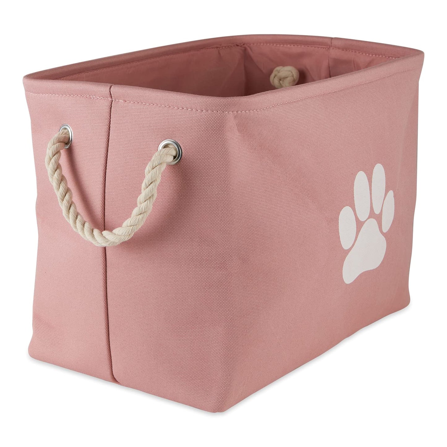 Bone Dry Pet Storage Collection Collapsible Bin, Small Rectangle, Gray