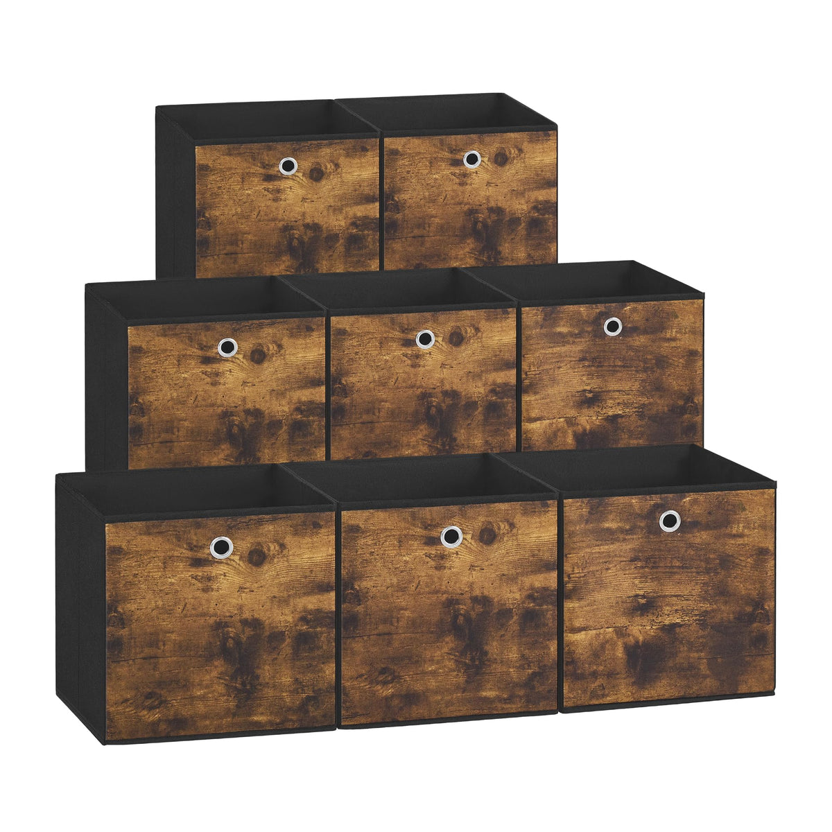 SONGMICS Storage Cubes, Set of 6, 11-Inch Foldable Closet Organizers