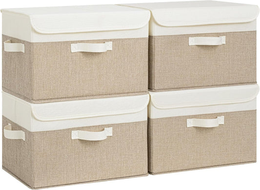 GRANNY SAYS Memory Keepsake Storage Box, Fabric Storage Bins with Lids