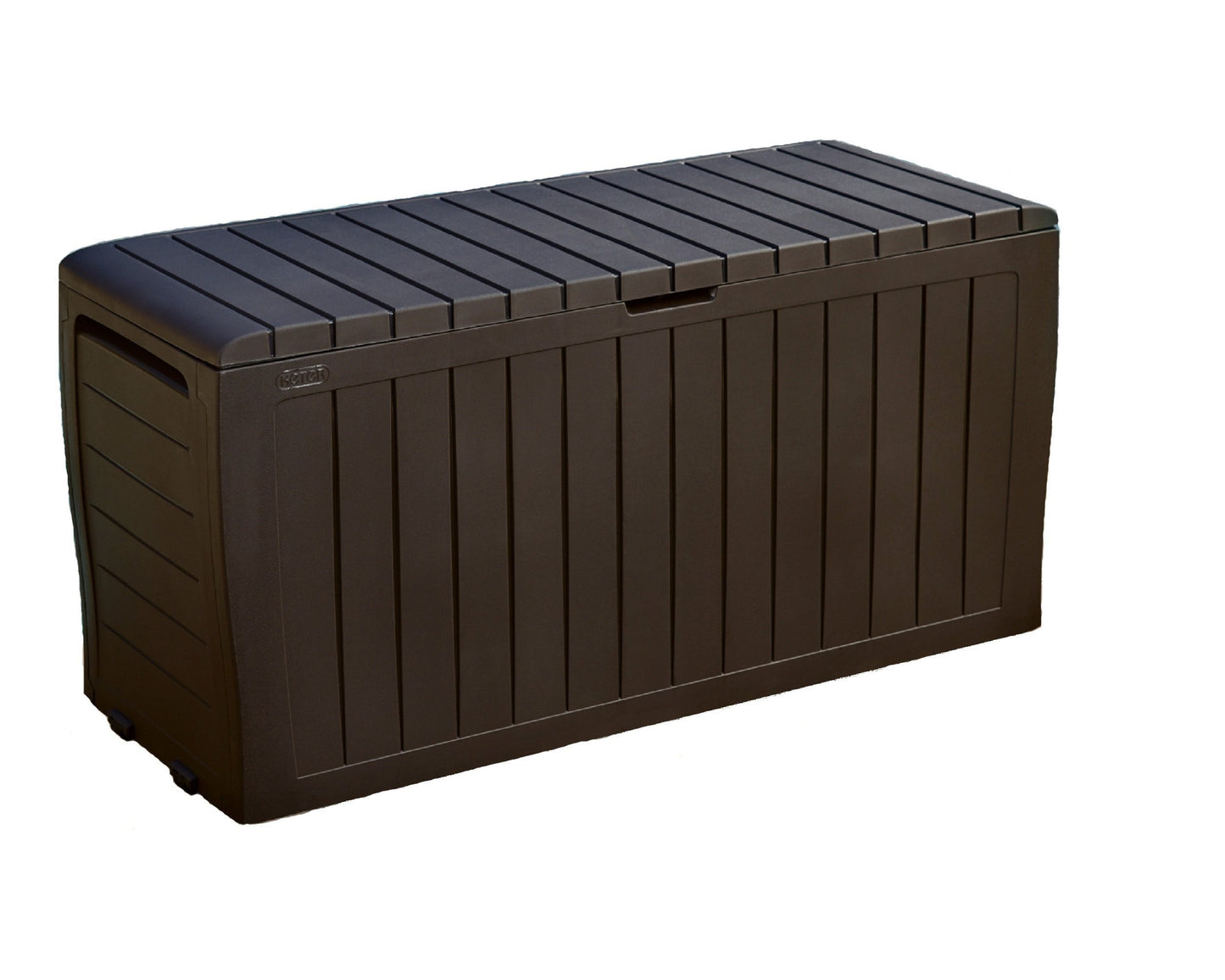 Keter Marvel 71 Gal Outdoor Storage Box for Patio and Pool Accessories